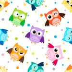 Papel de Parede Infantil Corujinhas