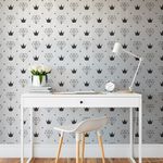 Papel de Parede Diamante e Coroa 