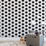 Papel de Parede Infantil Bola de Futebol 