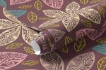 Papel de Parede Arabesco de Flores 