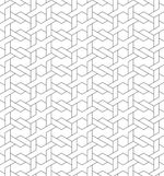 Papel de Parede Branco Geométrico Abstrato