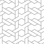 Papel de Parede Branco Geométrico Abstrato ll
