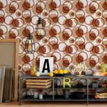 Papel de Parede Círculos Vintages 