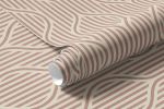Papel de Parede Linhas Onduladas (Vermelho)