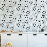 Papel de Parede Infantil de Futebol 