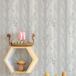 Papel de Parede Floresta (Cinza)