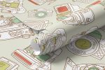 Papel de Parede Câmeras Retro 