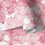 Papel de Parede Flores Lírios Rosas 