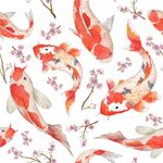Papel de Parede Peixes Carpas 