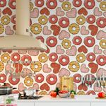 Papel de Parede Donuts Variados 