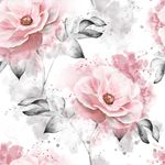 Papel de Parede Rosas em Aquarela 