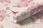 Papel de Parede Flores Lírios Tons Pasteis 