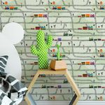 Papel de Parede Trenzinhos e Trilhos 