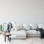 Papel de Parede Conchas Geométricas 