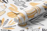 Papel de Parede Cactos Variados Infantil (Amarelo)