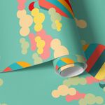 Papel de Parede Infantil Balões Coloridos 