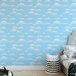 Papel de Parede Céu Azul com Nuvens 