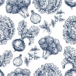 Papel de Parede para Cozinha de Legumes 