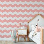 Papel de Parede Chevron (Rosa)