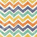 Papel de Parede Chevron Colorido