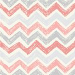 Papel de Parede Chevron Giz Rosa