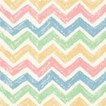 Papel de Parede Chevron Giz Colorido 