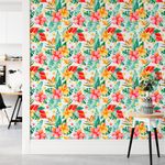 Papel de Parede Floral Tropical
