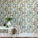 Papel de Parede Triângulos com Estampas