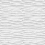 Papel de Parede Ondas Brancas 3D