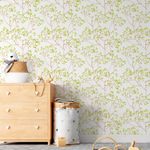 Papel de Parede Folhas e Galhos Delicados