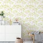 Papel de Parede Folhas e Galhos Delicados