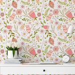 Papel de Parede Floral Delicado Infantil