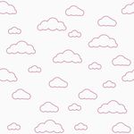 Papel de Parede Céu com Nuvens Rosas