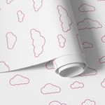 Papel de Parede Céu com Nuvens Rosas
