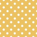 Papel de Parede Amarelo com Poá Branco