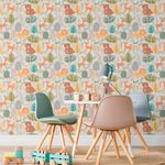 Papel de Parede Infantil Floresta com Animais