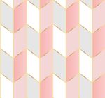 Papel de Parede Setas Abstratas Tons de Rosa