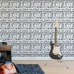 Papel de Parede Notas Musicais Partitura