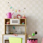 Papel de Parede Infantil Setas Tons de Nude