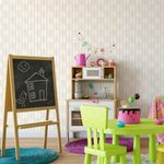 Papel de Parede Infantil Setas Tons de Nude