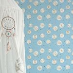 Papel de Parede Infantil Animais (Azul)