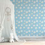 Papel de Parede Infantil Animais (Azul)