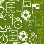 Papel de Parede Objetos de Futebol