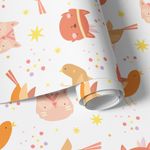 Papel de Parede Pássaros e Gatos