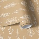 Papel de Parede com Galhos Delicados (Nude)