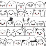 Papel de Parede Infantil com Monstrinhos Fofos