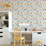 Papel de Parede Infantil Laboratório Química