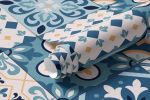 Papel de Parede Azulejo Português Azul