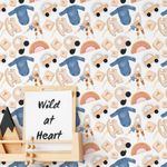 Papel de Parede Infantil Itens de Bebê