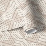 Papel de Parede Listras Tons de Bege
